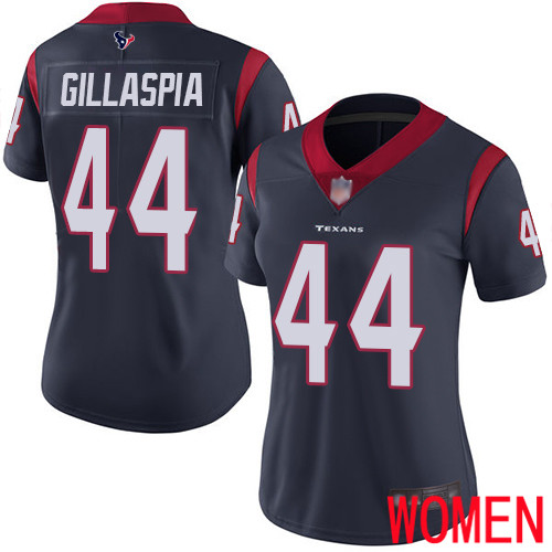 Houston Texans Limited Navy Blue Women Cullen Gillaspia Home Jersey NFL Football #44 Vapor Untouchable